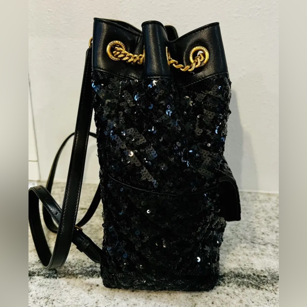 Ysl Sequin Backpack - image 3